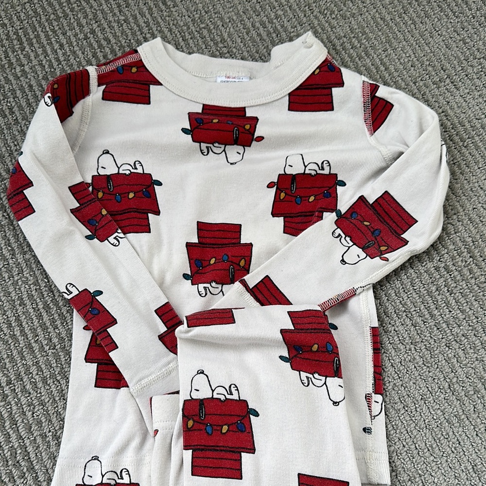 Hanna Andersson Long Pajama - Snoopy Holidays
